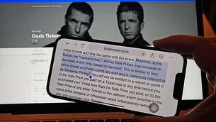 Ticketmaster to change pricing information after probe into Oasis tickets row