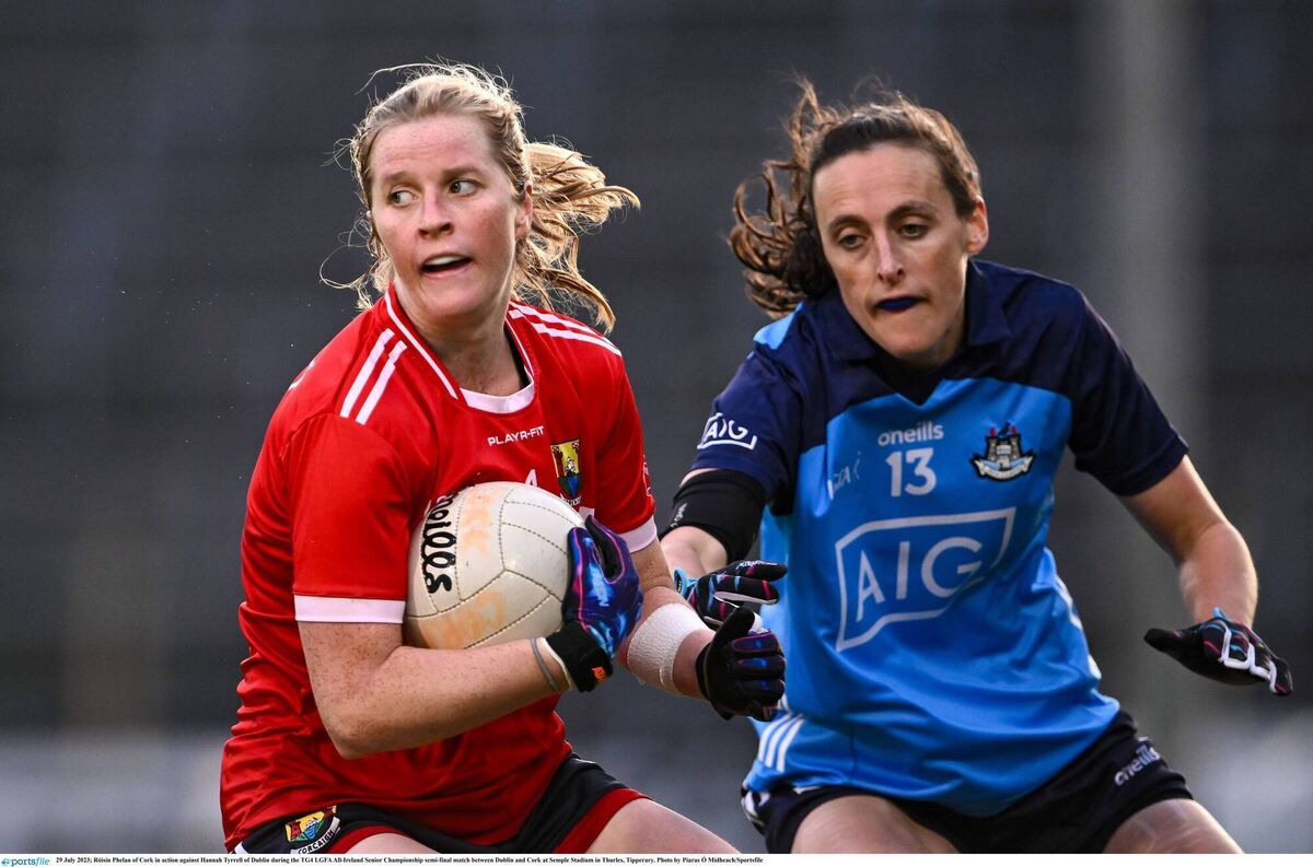 Róisín Phelan in action for Cork against Hannah Tyrrell of Dublin. She will be hoping to lead her side back to another final on Sunday. Picture: Piaras Ó Mídheach/Sportsfile Róisín Phelan in action for Cork against Hannah Tyrrell of Dublin. She will be hoping to lead her side back to another final on Sunday. Picture: Piaras Ó Mídheach/Sportsfile