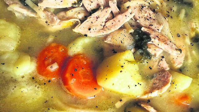 <p class="contextmenu internal_Caption">Di Curtin’s Soothing Chicken Broth</p>