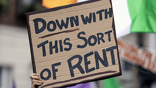 Irish housing protest