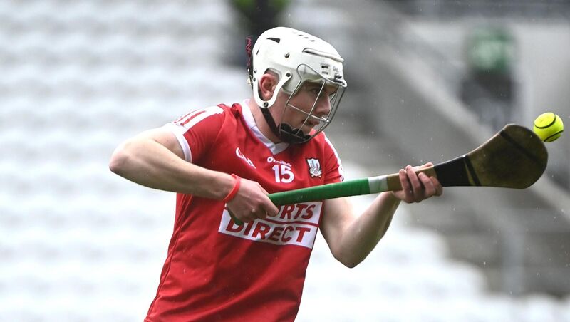 Jack Leahy converts a free for Cork U20s.. Picture: Larry Cummins