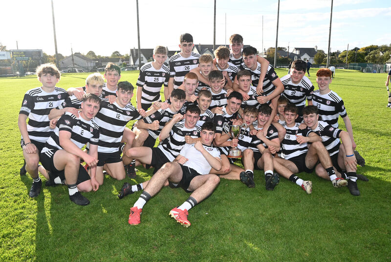Midleton players celebrate after defeating Ballincollig. Picture: Eddie O'Hare