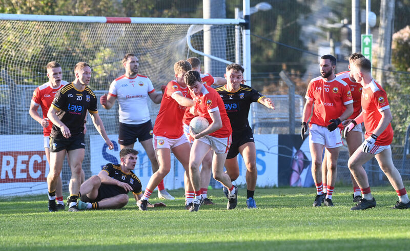  O'Donovan Rossa break down a Fermoy attack in the final minutes. Picture: Larry Cummins