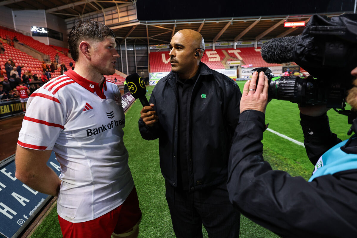 Scarlets vs Munster: Munster's Jack O'Donoghue speaks to Premier Sports Pundit Simon Zebo after the game 