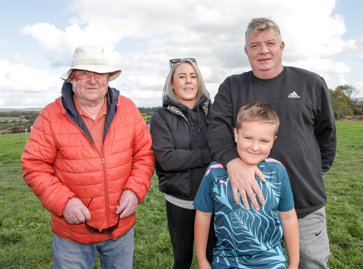 Johnny Mahoney, Caroline Fitzgearld, Ben O'Herlihy and Denis O'Callaghan at Glenville. Picture: David Creedon
