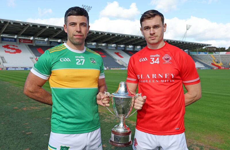 Alan Fenton, Castlelyons and Mark Coleman, Blarney, ahead of their Co Op Superstores 2025 Senior A Hurling Championship Semi-final, at SuperValu Pairc Ui Chaoimh, Cork. 