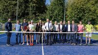Taoiseach serves up a memorable opening for Cork tennis club's new courts
