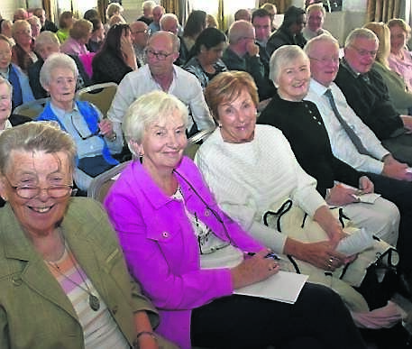 Members of the SMA parish, Wilton, in the front row attending the Cork and Ross Diocese family of parishes meeting at Rochestown Park Hotel.	Picture: Mike English
                    