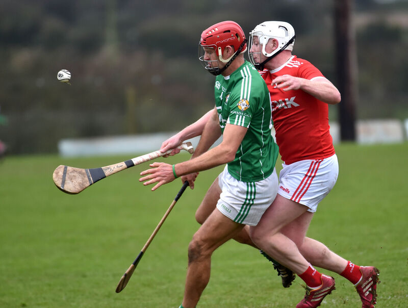 Pearse O'Neill, seen here in action for Aghada against Watergrasshill in 2021, is still going strong. Picture: Eddie O'Hare