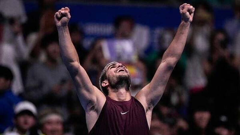 Carlos Alcaraz fury at time violation in Japan Open final win over Taylor Fritz