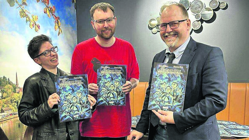 Cork man teams up with duo to make a graphic novel set in mystical past