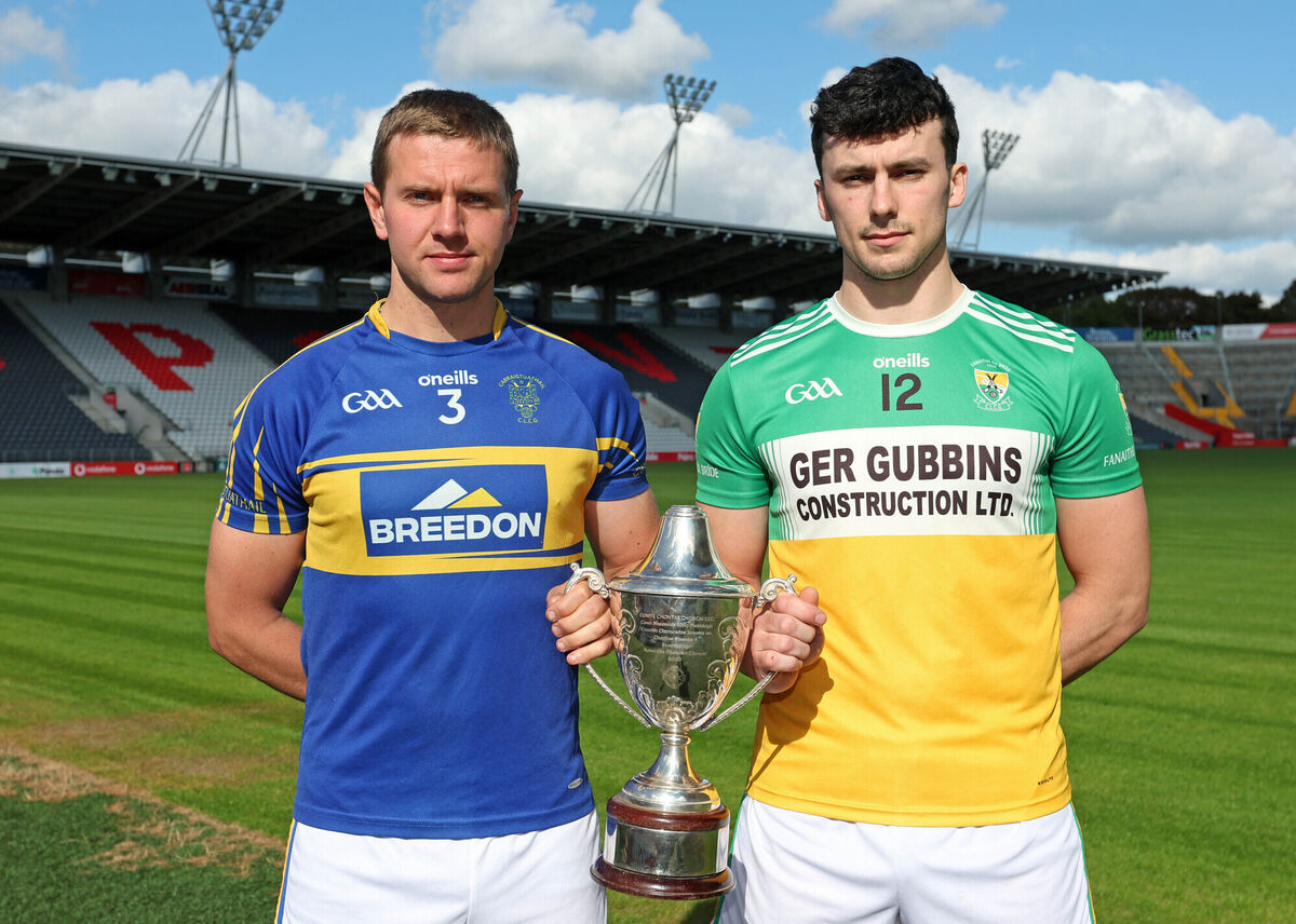 Aaron Walsh Barry, Carrigtwohill and Conleith Ryan, Bride Rovers, ahead of the Co Op Superstores 2025 Senior A Hurling Championship Semi Final, at SuperValu Pairc Ui Chaoimh, Cork. 