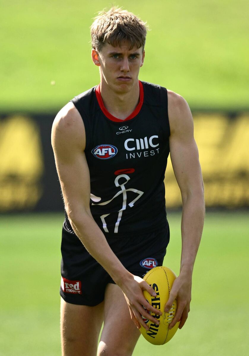 Liam O'Connell of St Kilda during a training session earlier this year. Picture: Quinn Rooney/Getty Images