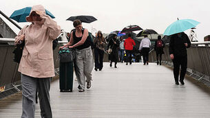 Storm Amy to bring damaging winds to island of Ireland