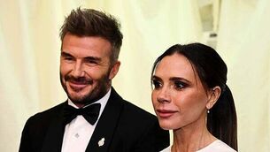 Beckham family supports Victoria at Paris Fashion Week