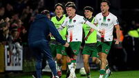 Cork City land place in FAI Cup final after 3-0 win against St Pat's