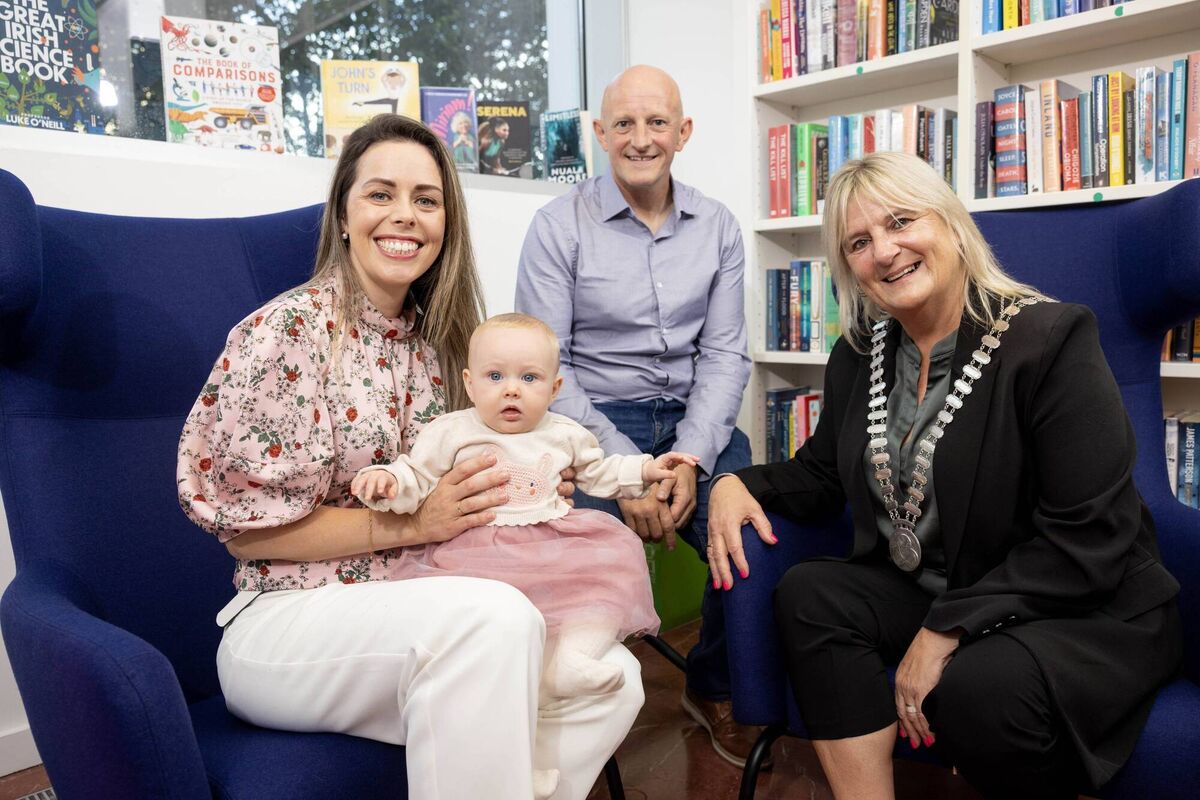 At the launch of We're Breastfeeding Friendly by Cork County Council, in partnership with Healthy Ireland and the HSE, were Michelle Burke with baby Alison, Niall O'Callaghan Healthy Ireland Co-ordinator at Cork County Council with county mayor Cllr Mary Linehan Foley.