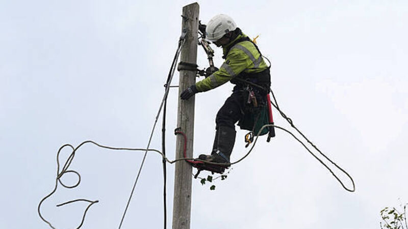 Storm Amy: Over 20,000 properties without power across island of Ireland