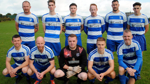 <p>The Grattan United A side that had a 6-1 victory over Village United in the second round of the Munster Junior Cup at O'Neill Park.</p>