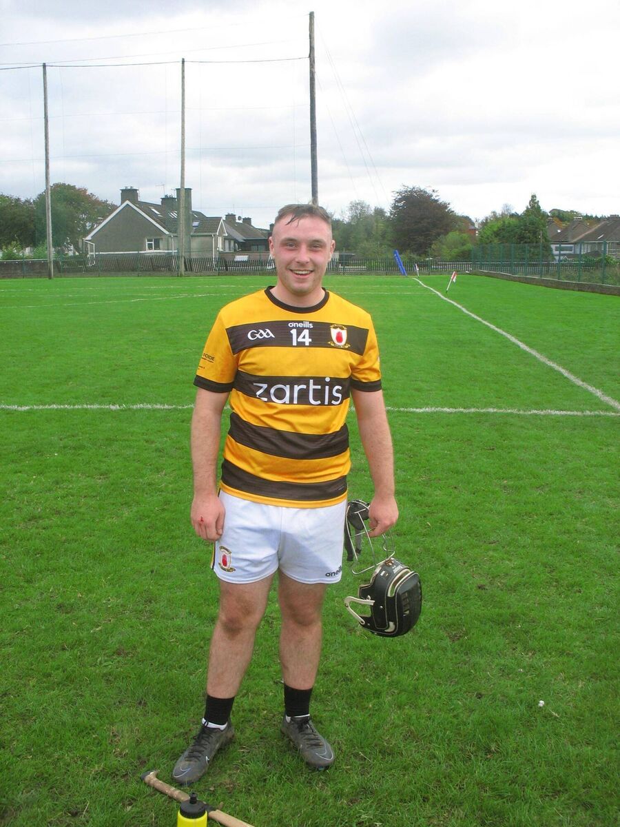 Michael Sheehan of Na Piarsaigh, who was the game's top scorer. Michael Sheehan of Na Piarsaigh, who was the game's top scorer.
