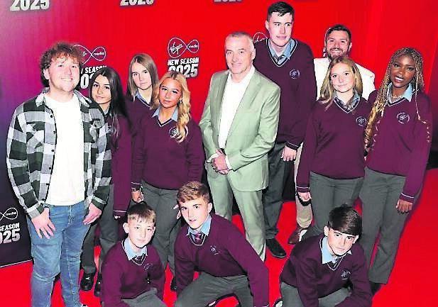 Principal Paul Burke with teachers and students of Carrigaline Community School. Picture: Brian McEvoy
Principal Paul Burke with teachers and students of Carrigaline Community School. Picture: Brian McEvoy