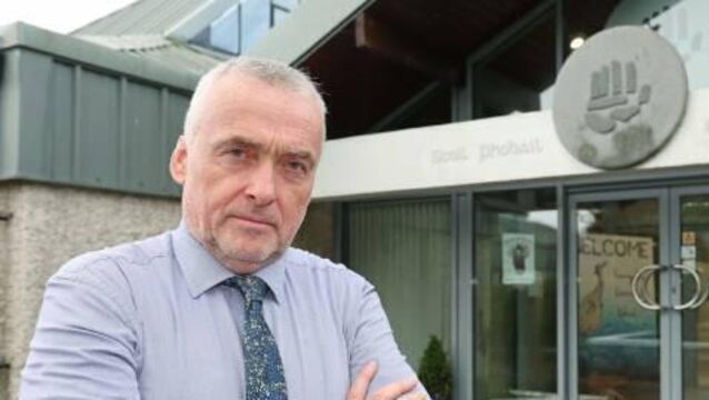 <p class="contextmenu internal_Caption">SUNDAY: Paul Burke, Carrigaline Community School principal, who features in A Rebel Education</p>