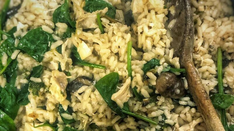 Hearty chicken risotto to warm the heart on autumn evenings