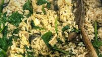 Hearty chicken risotto to warm the heart on autumn evenings
