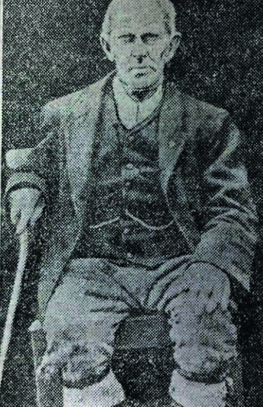 RECORD-BREAKER: Billy Duggan, who was born in Kilnamartyra in 1803, and lived to 1915 RECORD-BREAKER: Billy Duggan, who was born in Kilnamartyra in 1803, and lived to 1915