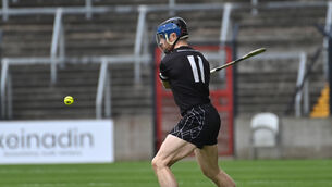 <p> Conor Lehane of Midleton scores the winning point from a free against Blackrock during the Co-Op Superstores Premier SHC semi-final at SuperValu Páirc Uí Chaoimh. Picture Dan Linehan.</p>