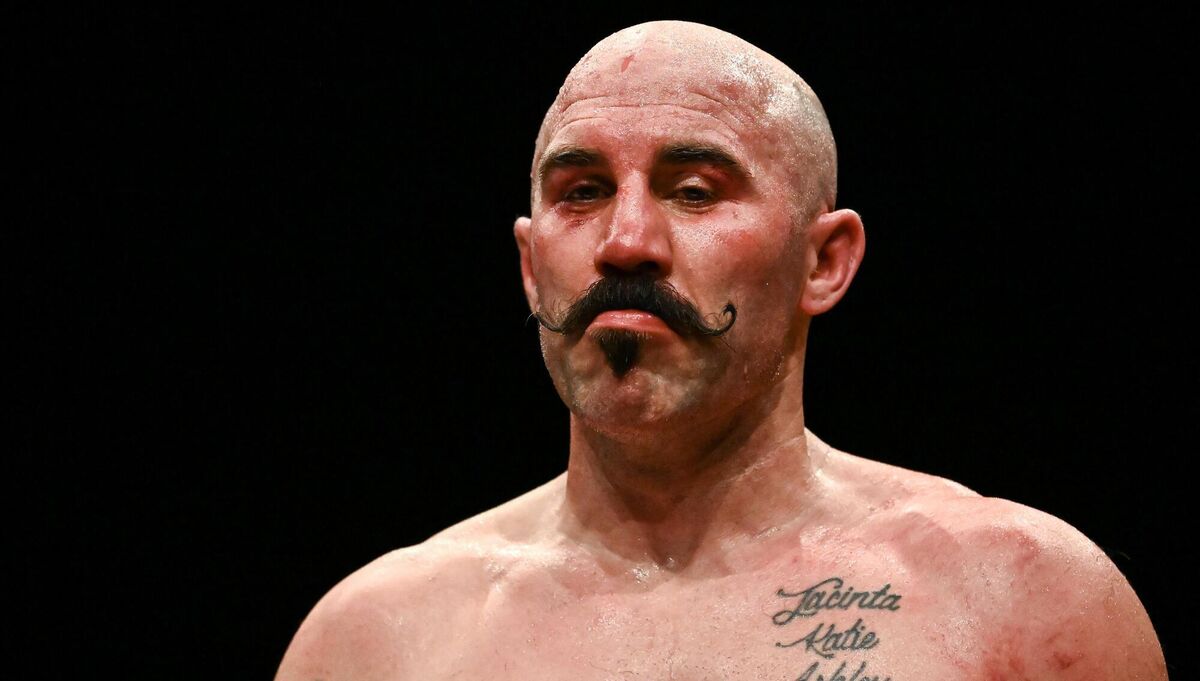Gary O'Sullivan after his defeat to Sofiane Khati in their middle weight bout at TF Royal Theatre in Castlebar, Mayo. Photo by Piaras Ó Mídheach/Sportsfile Photo by Piaras Ó Mídheach/Sportsfile