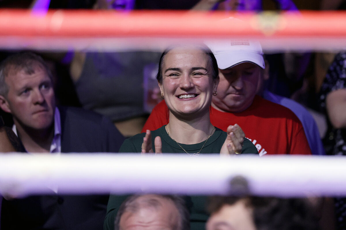 Christina Desmond vs Joanna Fraszczak - Welterweight: Kellie Harrington attends the fight Christina Desmond vs Joanna Fraszczak - Welterweight: Kellie Harrington attends the fight
