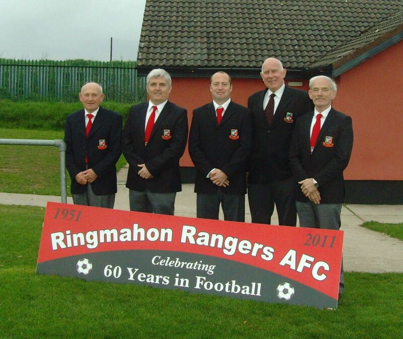 Members of Ringmahon Rangers committee during their 60th anniversary: Henry O'Herlihy, Donal Cronin, Dave O'Donoghue, John Fitzgerald and Joe Herlihy. Members of Ringmahon Rangers committee during their 60th anniversary: Henry O'Herlihy, Donal Cronin, Dave O'Donoghue, John Fitzgerald and Joe Herlihy.