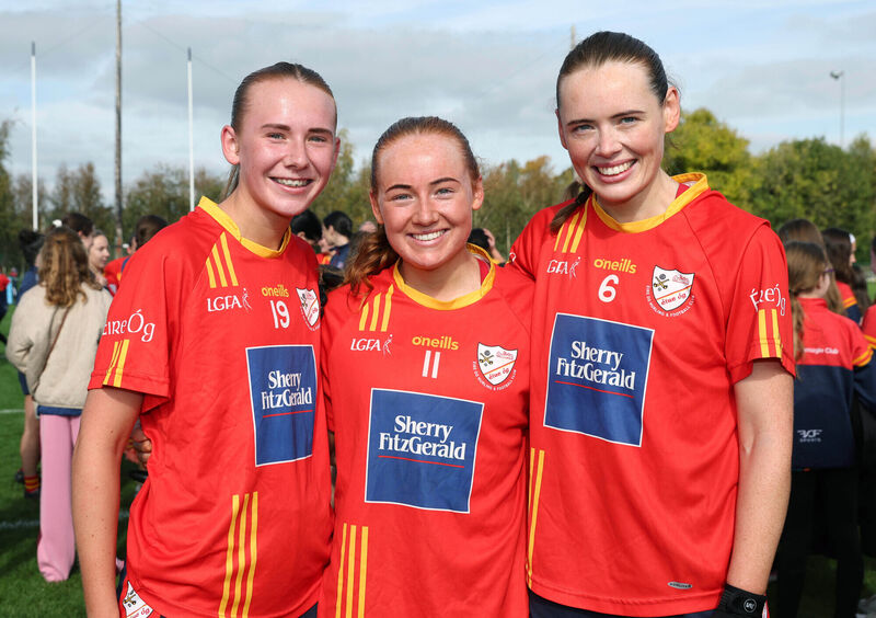 Sister act... Kate, Orlaith and Meabh Cahalane. Picture: Jim Coughlan.