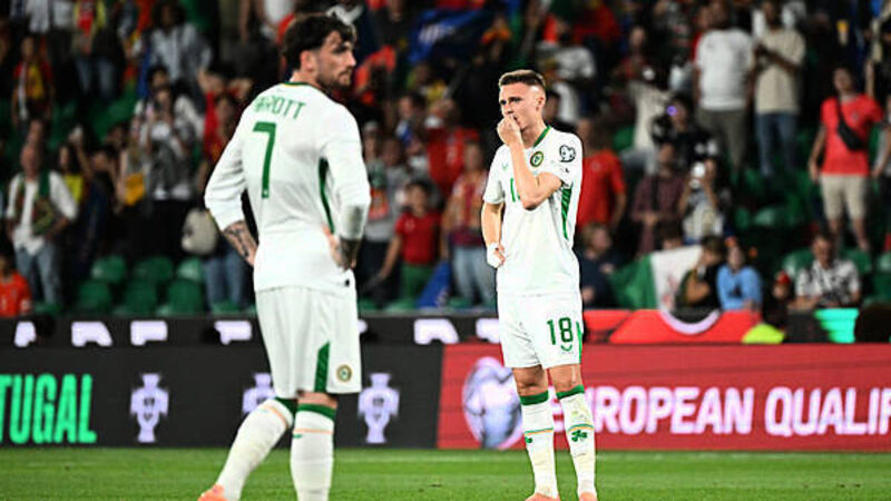 Battling Ireland suffer stoppage-time heartbreak as Ruben Neves rescues Portugal