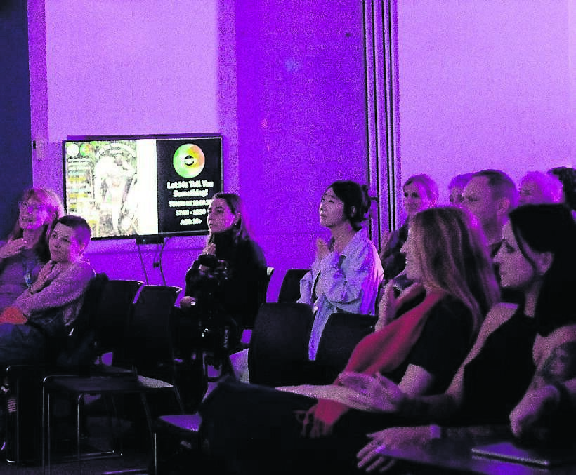 Some of the crowd who attended the inaugural event at UCC Boole Library’s Creative Zone