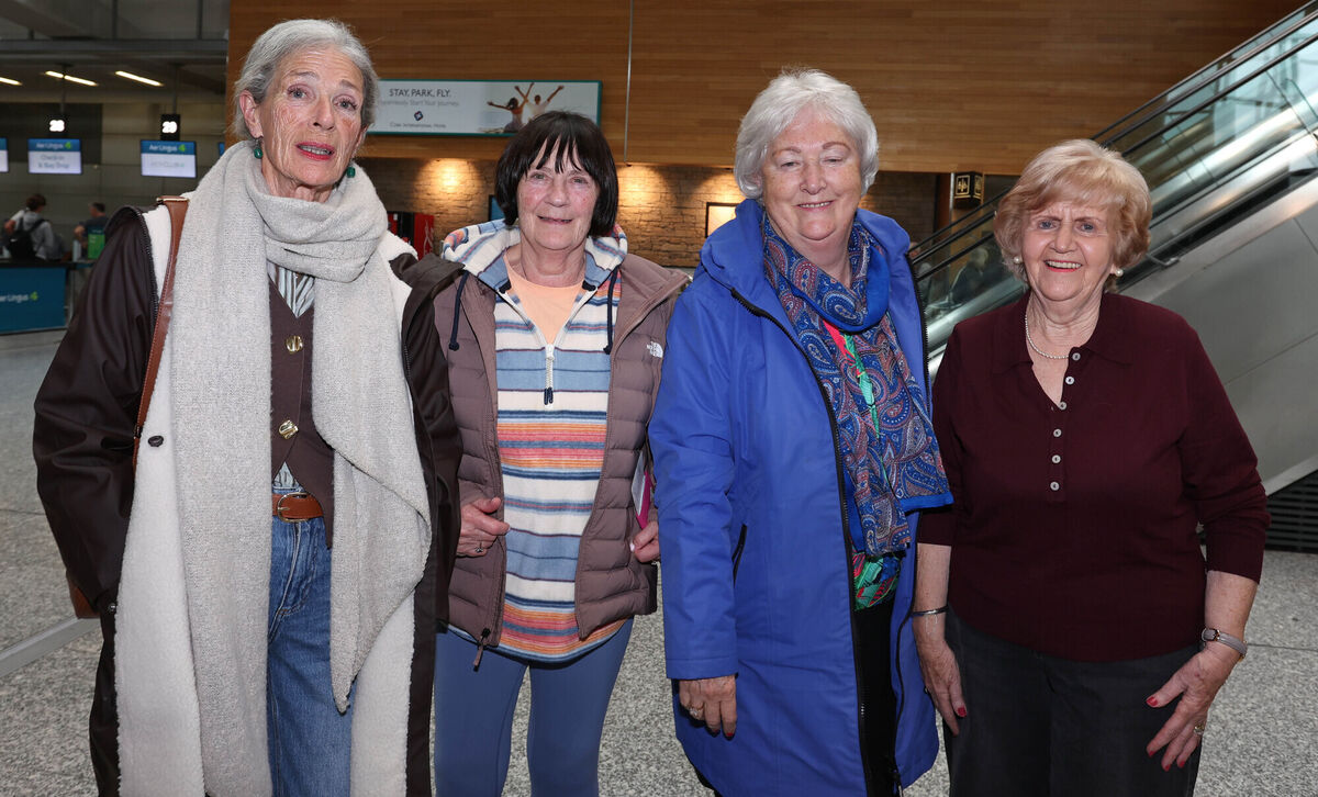  Pauline Murphy, Emilie Healy, Mary O'Leary, and Ann Phelan of the Young at Heart Group.