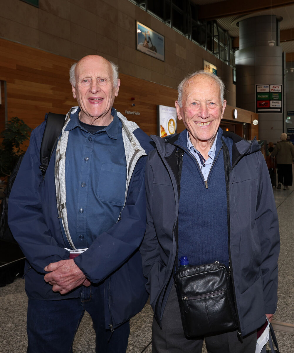  Arthur Sobey and Liam Heffernan looking forward to the trip to Germany.