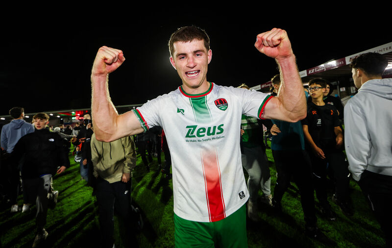 Darragh Crowley after beating St Pat's. Picture: INPHO/Ryan Byrne Darragh Crowley after beating St Pat's. Picture: INPHO/Ryan Byrne