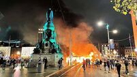 Man (20) who set Luas on fire during the Dublin riots is jailed