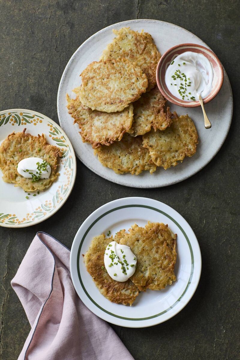 Evie Harbury’s potato pancakes.  Picture: Ola O. Smit 2025/PA 