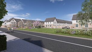 <p>A computer-generated picture of proposed 1,150-home development in Ballincollig by the O'Flynn Group</p>
