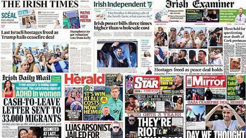 What the papers say: Tuesday's front pages What the papers say: Tuesday's front pages