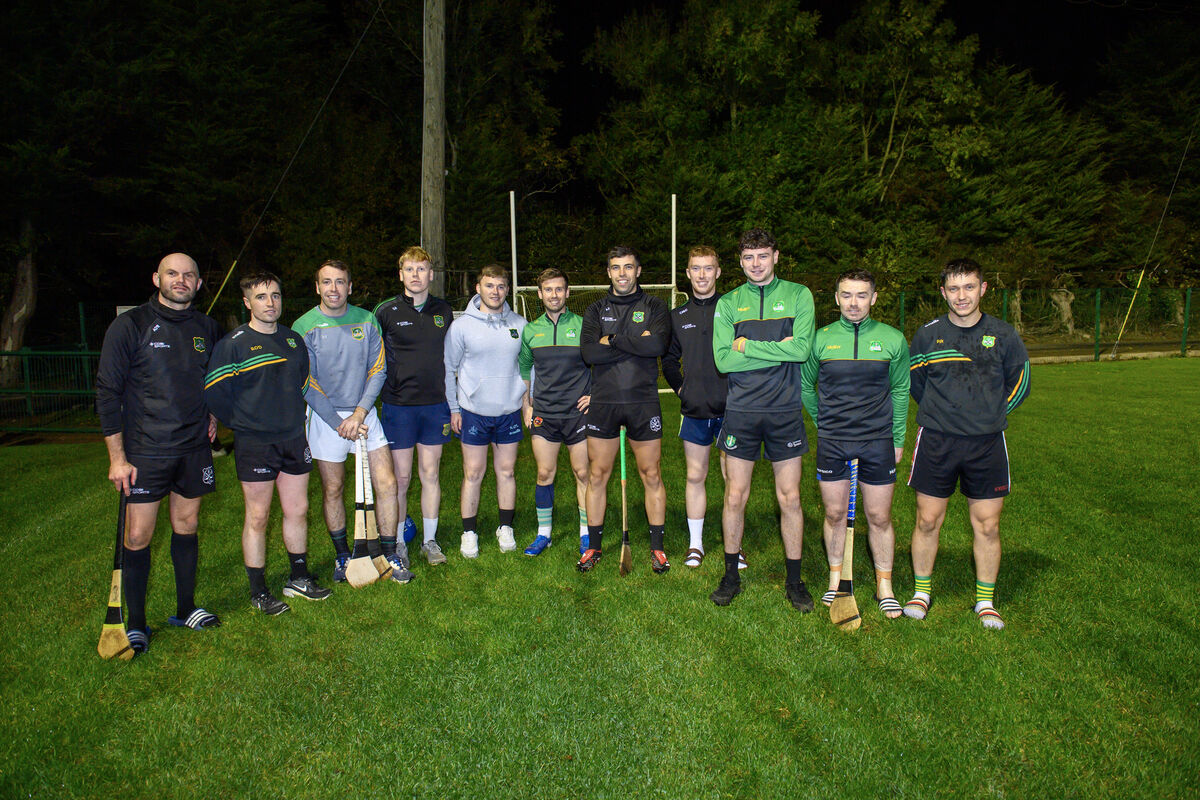  Castlelyons players at training ahead of their Co-Op SuperStores SAHC final with Bride Rovers. Picture: Dan Linehan