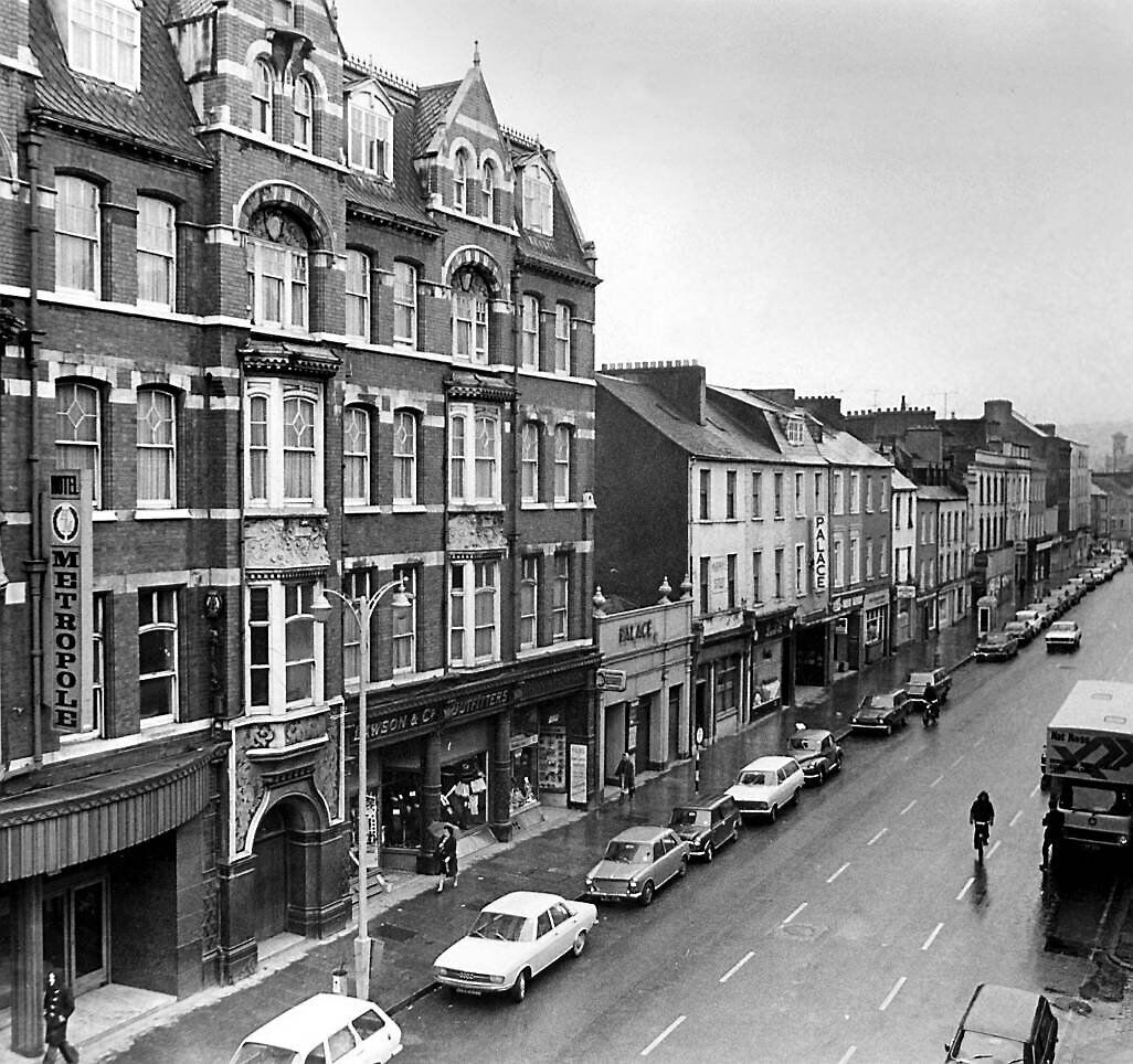 MacCurtain Street, Cork city, in January, 1973, with the Metropole and Palace visible. A reader remembers the Healy sisters having a shop on the street, near to The Cova, which sold ice-creams