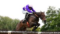 Doneraile jockey Darragh O'Keeffe out in front of Paul Townend
