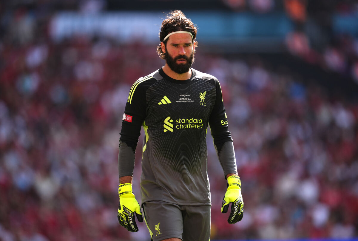 Liverpool goalkeeper Alisson Becker will be out for a number of weeks due to injury.