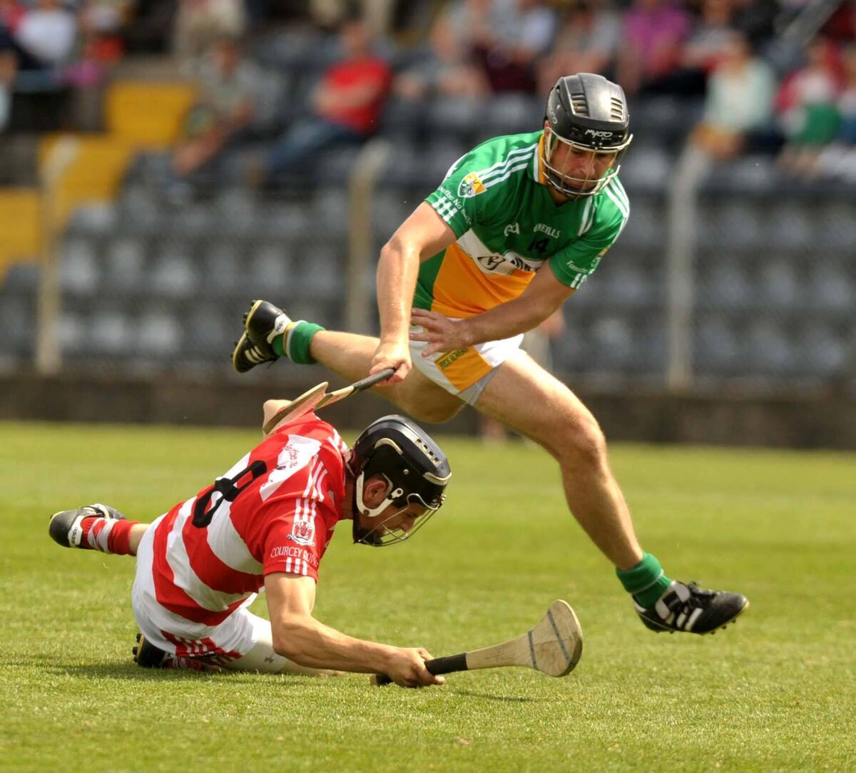 Stephen Glasgow in action for Bride Rovers against Courcey Rovers in 2014. Picture: Des Barry