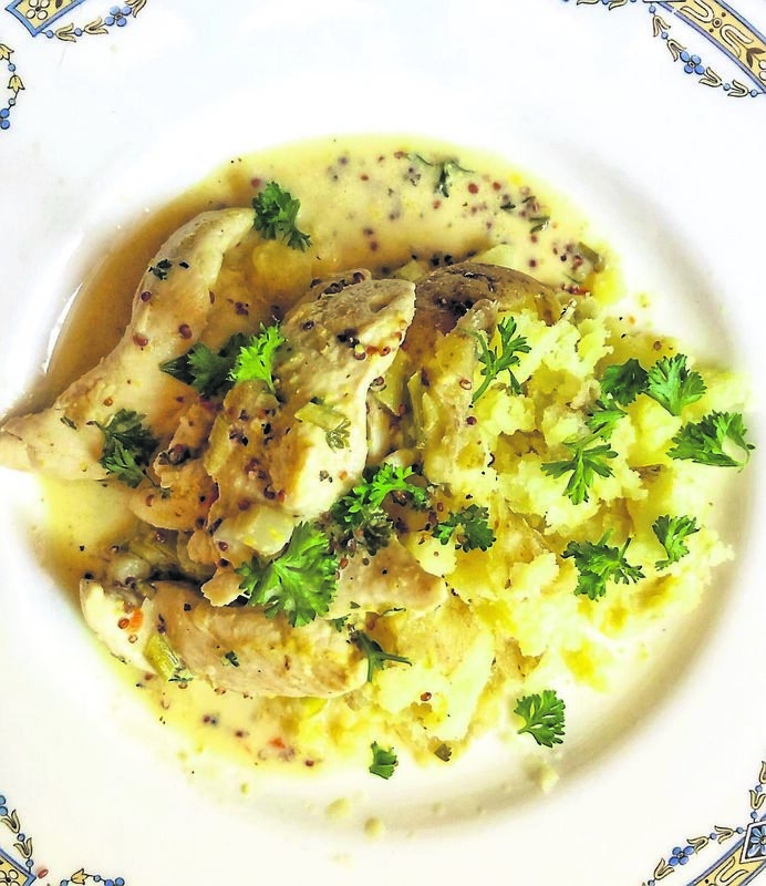 Di Curtin’s Double Mustard Creamy Chicken. Weekend Foodie