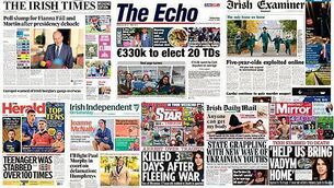 What the papers say: Saturday's front pages